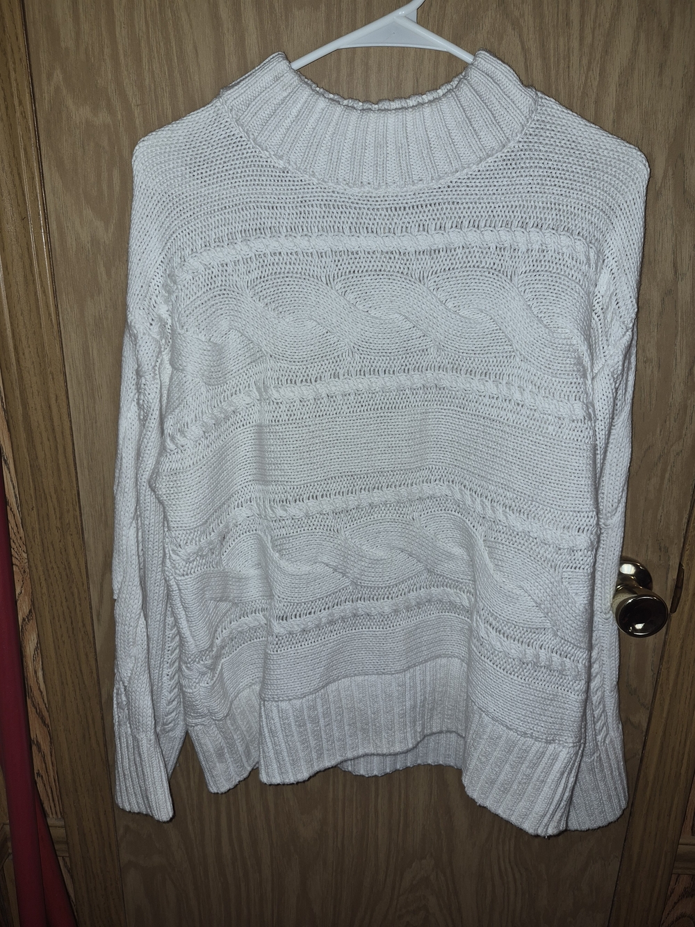 Cozy Cable Knit Turtleneck Sweater - NWT.